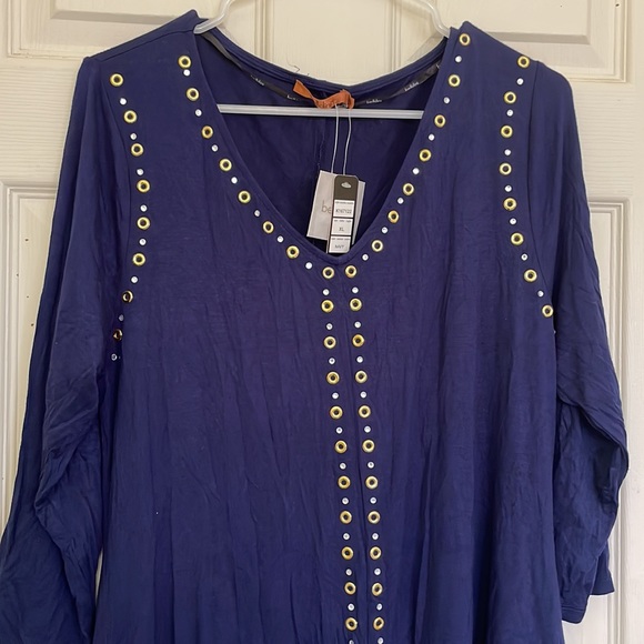 NWT Navy Blue Dress or Tunic Top Size XL - Picture 3 of 7